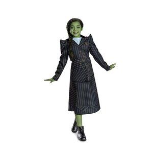NBCUniversal Girls' Wicked the Musical Elphaba Shiz Classic Costume Dress